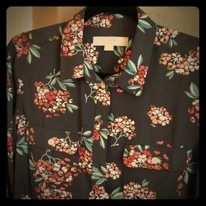 Loft button down blouse